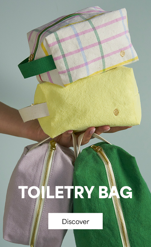 toiletry bags organic cotton